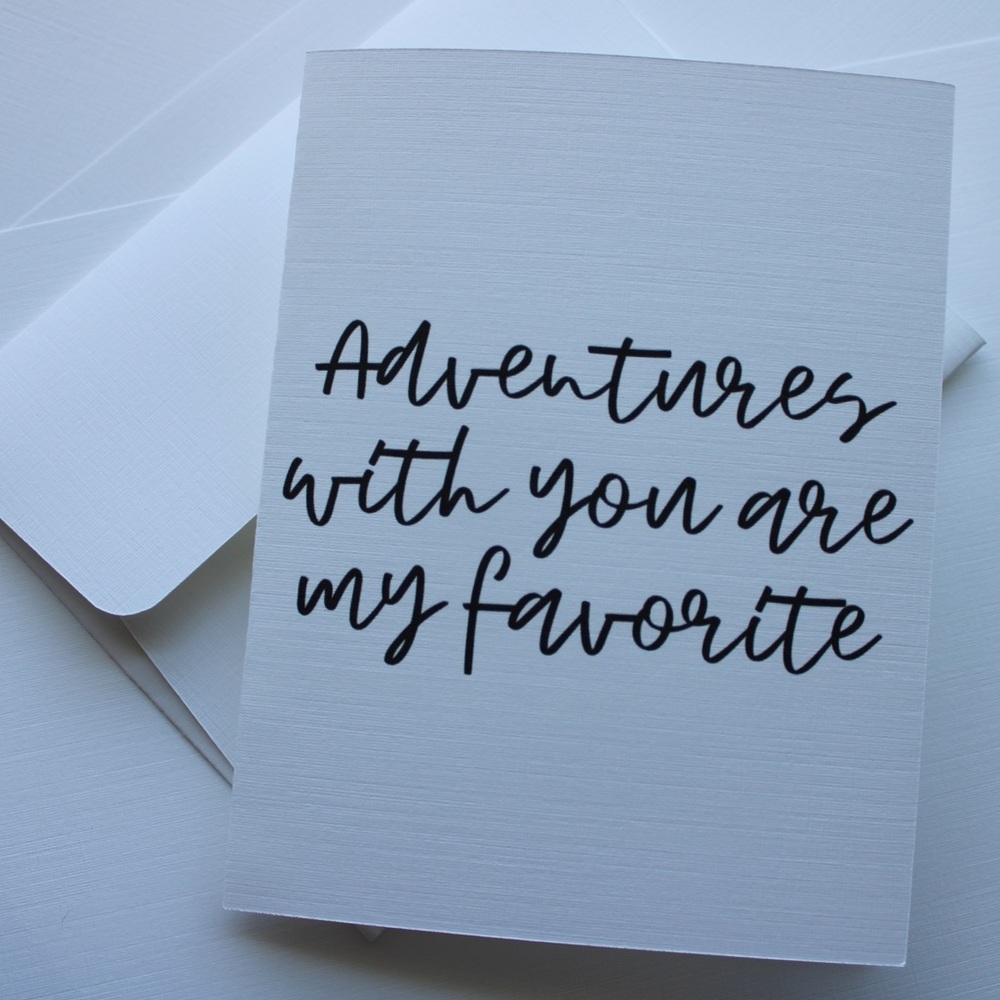 Adventures With You Card